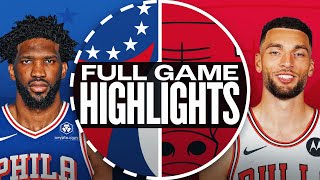 76ERS at BULLS  FULL GAME HIGHLIGHTS  December 8 2024 [upl. by Yednil]