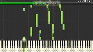 Super Mario Sunshine  Delfino Airstrip Theme Piano Tutorial Synthesia [upl. by Cletis]