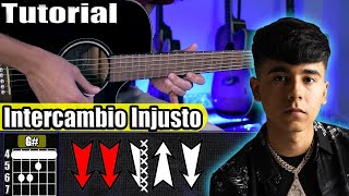 Intercambio Injusto  Ivan Cornejo  Guitarra  TUTORIAL  Acordes [upl. by Ekihc]