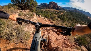 Riding the most hated trail in Sedona  Mountain Biking Airport Loop [upl. by Annaicul]