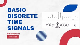 Basic DT Discrete Time Signals  Digital Signal Processing DSP  Generate Signal Equation [upl. by Hiltan888]