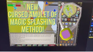 The New Cursed Amulet of Magic Changes Splashing on OSRS Sort of [upl. by Llenrub]