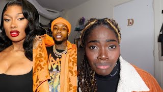 Megan Thee Stallion vs Tory Lanez Simplified  REACTION [upl. by Ybrik]