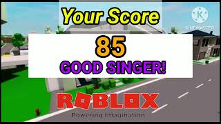 Roblox Karaoke Scoresounds 60100 Custom Reactions [upl. by Edlun]