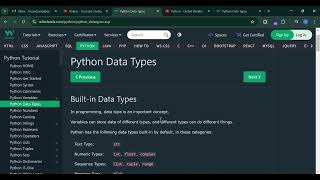 PreRequisite Python Data types [upl. by Earle182]