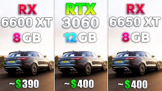 RX 6650 XT vs RTX 3060 vs RX 6600 XT  Test in 8 Games [upl. by Dyer]