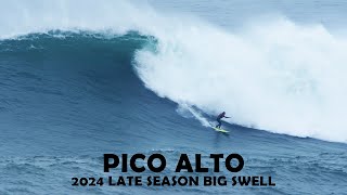 PICO ALTO 2024 LATE SEASON BIG SWELL [upl. by Anaujait]