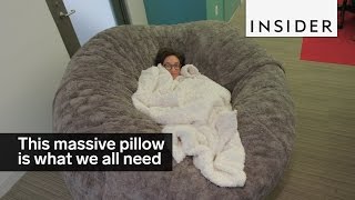 This massive pillow is exactly what we all need right now [upl. by Matthus931]