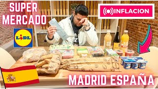 € 💸 🤑 SUPERMERCADO EN MADRID Cuánto DINERO cuesta hacer mercado en LIDL € 💸 🤑 [upl. by Giselbert987]