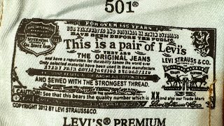 Мужские джинсы Levis 501 premium Pakistan на болтах [upl. by Eixirt]