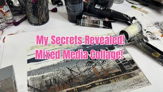 Secrets Revealed Crafting a Stunning Mixed Media Collage [upl. by Llehcear95]