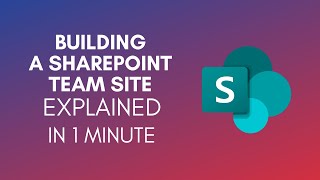 How To Build A SharePoint Team Site 2024 [upl. by Theresina]