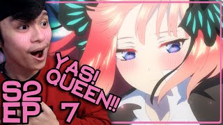 NINO THIS IS IT  Quintessential Quintuplets Season 2 Episode 7 Reaction [upl. by Aizahs]