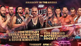 Anarchy In The Arena Match  JAS Vs Blackpool Combat Club Eddie Kingston Santan amp Ortiz [upl. by Kostival]