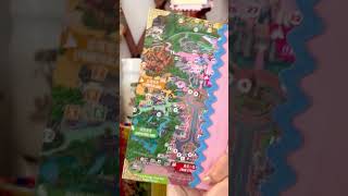 Upcycled Disneyland map junk journal beginner tutorial junkjournal scrapbooking papercraft diy [upl. by Nahgiem]