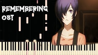 Tokyo Ghoulre OSTRemembering PianoPrinceOfAnime Piano Tutorial Synthesia [upl. by Laamak]