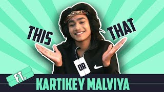 Kartikey Malviya Plays This Or That  India Forums [upl. by Hairehcaz]