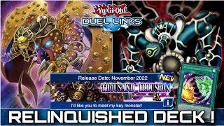 Relinquished Deck   NEW STRUCTURE Deck EX  YuGiOh Duel Links [upl. by Lynnworth]