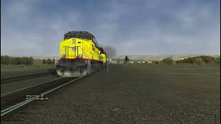 ORTS Fast UP C44ACM 5744 New Paint Nose Flag EB ITAG403 At Price UT [upl. by Wallis]