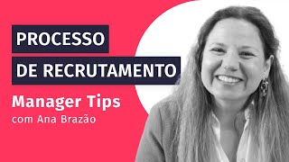 Processo de Recrutamento  Manager Tips 2 [upl. by Satterfield834]