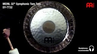 MEINL 32quot Symphonic Tam Tam [upl. by Eiramasil]