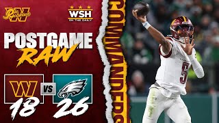 Frauds😭 Jayden Daniels amp Washington Commanders O look TERRIBLE in Loss to the Philadelphia Eagles [upl. by Jacey549]