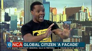 Mcebo Dlamini Global Citizen is a facade [upl. by Auqinom139]