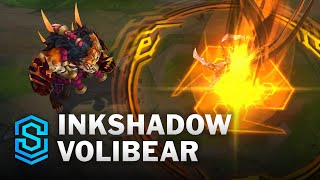 Inkshadow Volibear Skin Spotlight  PreRelease  PBE Preview  League of Legends [upl. by Ferdie]