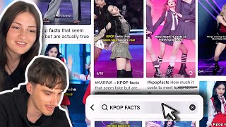 KPOP FACTS V1 PART 4  REACTION [upl. by Marnie]