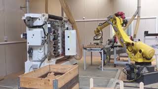 BACCI AUTOMATION  Bacci Copying lathes robot feeding [upl. by Faustus]