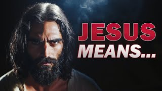 The Meaning of the name Jesus [upl. by Yerot]