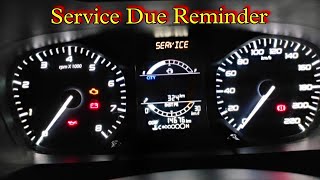 Service Due Indicator in TaTa Car  How to reset service reminder in all Tata Cars [upl. by Avruch]