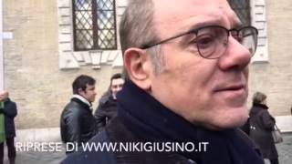 Funerale di MONICA SCATTINI il ricordo di CARLO VERDONE [upl. by Bunting]