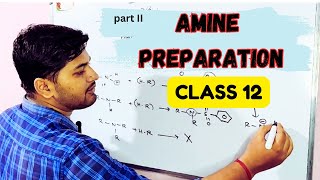 Amines Preparations  Organic chemistry class 12  partII  Preparation of amines [upl. by Gretel661]