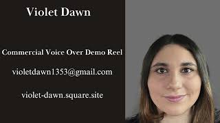 Violet Dawn Commercial Voice Over Demo [upl. by Joan]