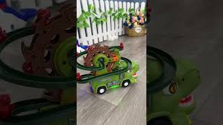 Dino Roller Coaster Universal Lights Sounds Dinosaur Truck Toy [upl. by Jp]