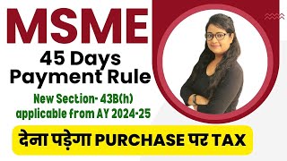 Closing Your Books in 2024 Know MSME 45 Days Payment Rule in 2024 [upl. by Milone506]