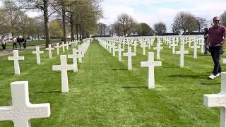 Visiting The America Cemetery in Margraten Netherlands [upl. by Yesac87]