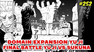 JUJUTSU KAISEN CHAPTER 256 PREDIK  DOMAIN EXPANSION YUJI  AKAN DI GUNAKAN DI END GAME VS SUKUNA [upl. by Llenej]