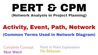 2 Common Terms Used in Network Diagram  Network Techniques  Complete Concept [upl. by Notak939]