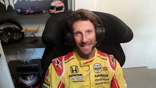 Romain Grosjean Indy Lap Guide [upl. by Kafka438]