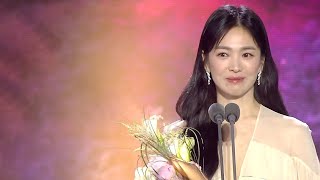 The glory Song Hyekyo 🏆won an prize in 59th Baeksang Arts Awards  Best Actress [upl. by Lekram468]