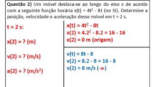 Física1Aula05Aula de exercícios ProfWellington [upl. by Chuck747]