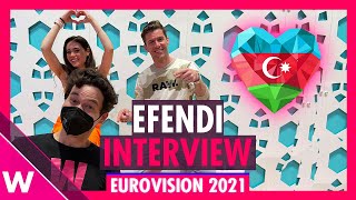 Efendi quotMata Hariquot Azerbaijan Interview  Eurovision 2021 first rehearsal [upl. by Acirema91]