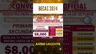 📌💰¡Alumnos de Primaria y Secundaria Postúlate a unas de las Becas para el Aprovechamiento Académico [upl. by Sidonius]