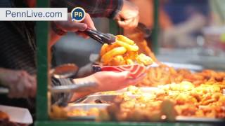 From potato donuts to fried vegetables get a taste of the Pennsylvania Farm Show [upl. by Alaunnoif404]