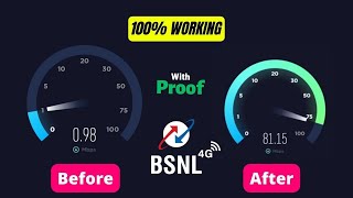 Get 80mb BSNL 4G Speed Using This APN [upl. by Eniawtna]