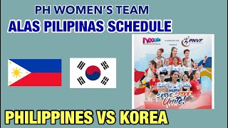 PHILIPPINES VS KOREA GAME SCHEDULE TODAY  JUNE 7 2024  ALAS PILIPINAS GAME VS POWERFUL DAEGU [upl. by Ettellocin93]