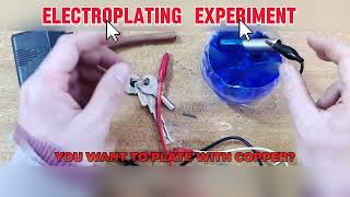 DIY Copper Electroplating Experiment [upl. by Lambrecht]