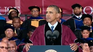 President Obama Delivers Morehouse College Commencement Address [upl. by Anirrok710]